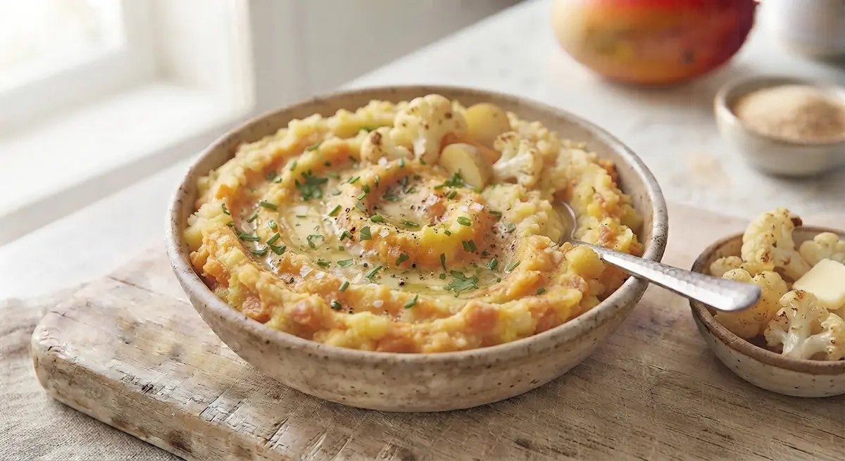 Mashed Cauliflower and Potato